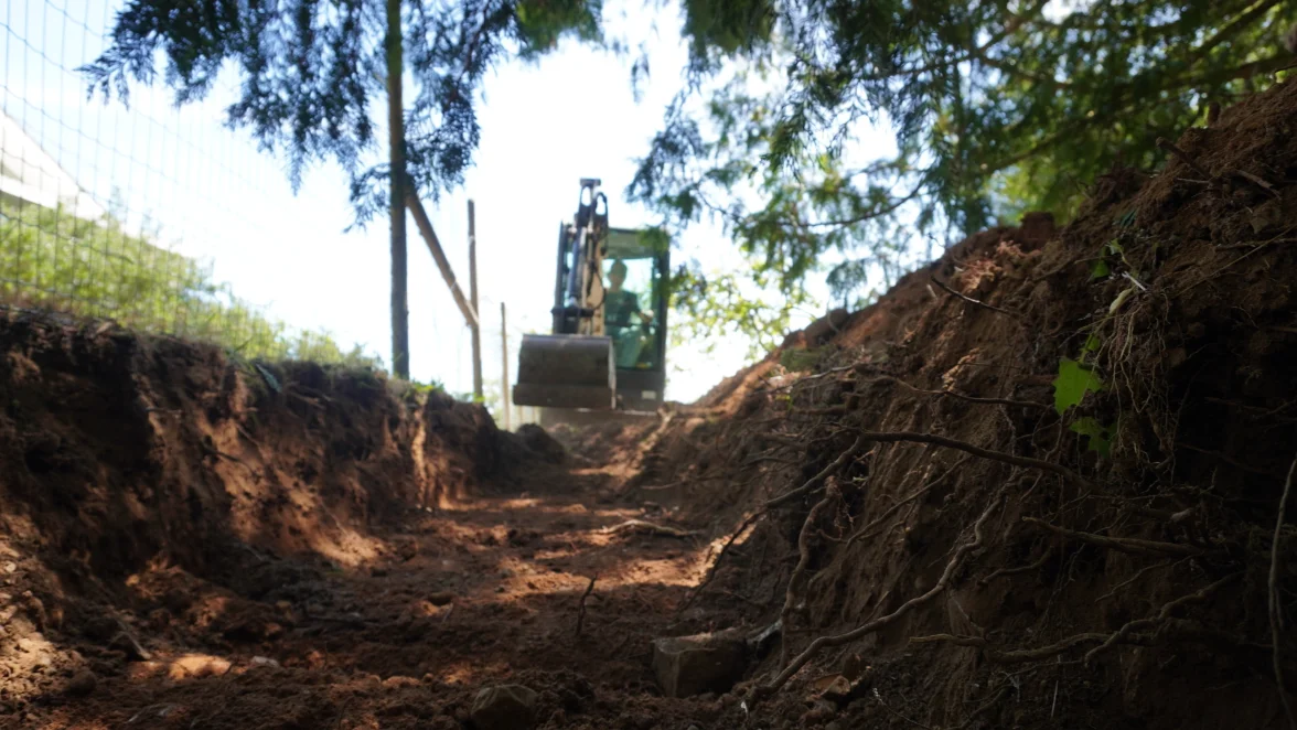 Trench & site dig
